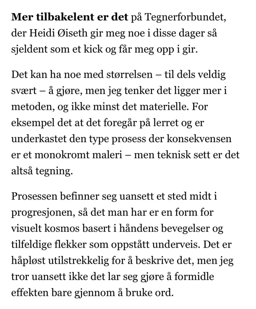 Heidi Øiseth - Når Mumien Våkner, Anmeldelse Tommy Olsson, Tegnerforbundet 2018 ( Klassekampen)
