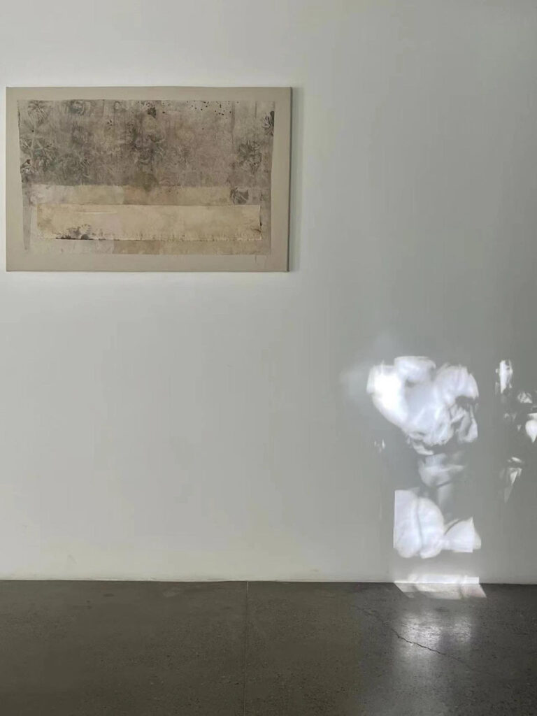 Serie: Behind the Layers, you will maybe find the Surface, to be seen in Beijing Dangdai Art fair 23-26/5 2024 Photo: Lens-Gallery Beijing, Curator Algae Wang