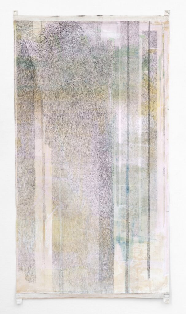 Moss Kunstforening, Dawn, It Elucidates 10/5-8/6 2025, Poison 184 cm x 103 cm Foto: Øystein Thorvaldsen