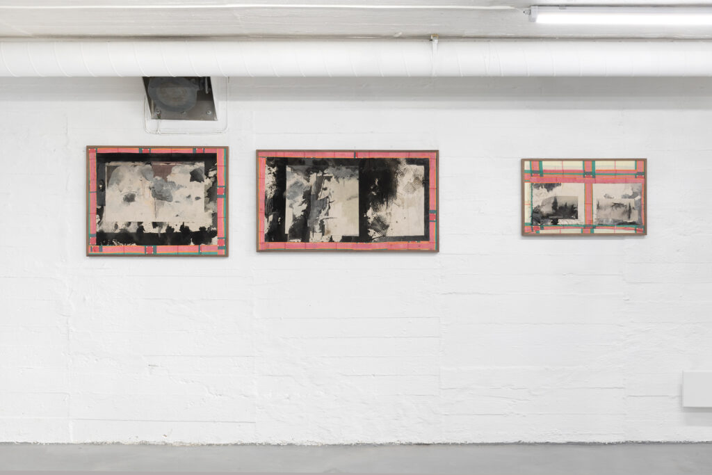 Serie: Arvestoff 2, Verk: Endeløs Vandring 2,3 og 5. Vises på galleri Kasematt, Sagene.